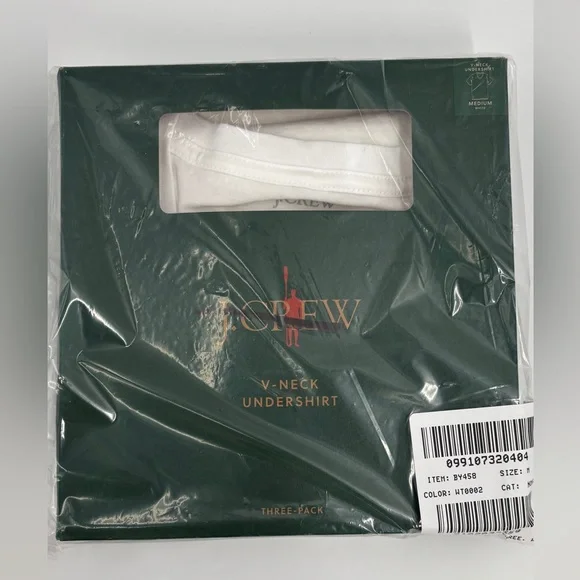 J.Crew V-neck undershirts three-pack - Picture 5 of 5